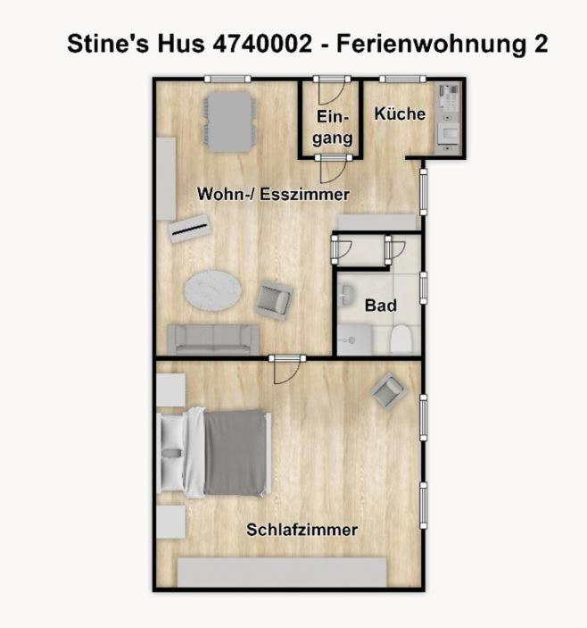 Stine'S Hus Ferienwohnung 2 Borkum Esterno foto